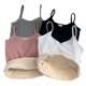 thumbnail image 4 of Chaleco cálido para niñas con tirantes acolchados de terciopelo de doble capa para otoño e invierno, ropa interior cálida y ajustada para estudiantes, 4 of 6