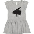 thumbnail image 3 of Inktastic Piano Silhouette Girls Toddler Dress, 3 of 5