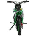 thumbnail image 6 of Jiledu Kids Mini 49CC Gas Dirt Bike, 2 Stroke Ride on Bike, Off-Road Tire Mini Motorcycle, Shocks, Pocket Motorbike with Front Rear Disc Brakes -Green, 6 of 14