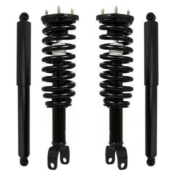 Unity Automotive Front & Rear Complete Strut Assembly Shock Kit Fits 2005-2009 Dodge Dakota, 4-11094-256400-001