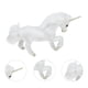 thumbnail image 5 of ColoMX Encantadora simulación de animales animales peluches decoración de forma de unicornio de unicornio casa de peluche muñeca, 5 of 8
