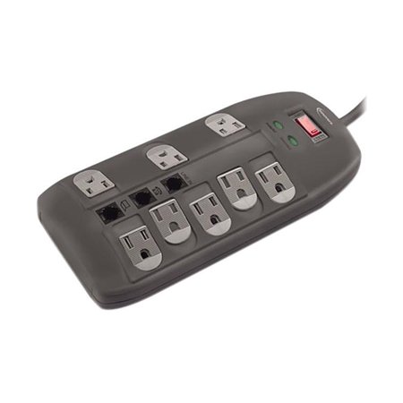 UPC: 0686024716563 | Innovera IVR71656 6  8 Outlets 2160 Joules Surge Protector