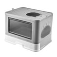 thumbnail image 2 of Caja de arena para gatos cerrada, cajón, bandeja para arena, orinal, bandeja de arena para gatos, inodoro para gatos, tipo cajón para gatito, juguete, 2 of 8