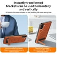 thumbnail image 3 of for Samsung Galaxy S25 Plus Case Magnetic Bracket, Built-in Invisible Kickstand [Compatible with Magsafe] Wireless Charging PU Leather Rugged Protection for Samsung Galaxy S25 Plus Phone Cases, Blue, 3 of 8