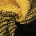 thumbnail image 5 of gbyLJF Women's Mid-Length Plaid Fuzzy Cardigan Open Front Cozy Fleece Jacket Fall Winter Warm Checked Coat with Hood, 5 of 7
