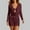 Red, variant on Women's Jumpsuit Long Sleeve Bodysuit Casual Romper For Daily Wear Home Comfortable Stretchy Slim Fit Jumpsuit For Spring plus Size Womens Jumpsuits Juniors Body Suits Party Outfits for Women
