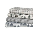 thumbnail image 2 of Snow Cap 4 Piece Cotton Flannel Sheet Set, 2 of 3