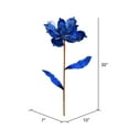 thumbnail image 2 of Vickerman 30" Blue Glitter Magnolia Artificial Christmas Spray. Includes 2 sprays per pack., 2 of 3