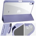 thumbnail image 4 of Funda para Tablet para iPad A16 de 11" / iPad 11.ª Gen 2025 con Soporte para Lápiz (Lavanda Gris), 4 of 6