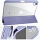 thumbnail image 4 of Funda de Cuero PU Magnética Gris Lavanda con Parte Trasera Acrílica Transparente para iPad 10ª Gen 10.9", 4 of 6