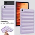 thumbnail image 7 of Allytechgroup Protective Case for Samsung Galaxy Tab A7 10.4" 2020/2022 T505 T500 T509, Shockproof Puffy Bumper Cover with Soft Flexible Back, Lightweight Stand Case for Women & Kids, Lightpurple, 7 of 7