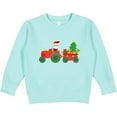 thumbnail image 2 of Inktastic Santa on Christmas Tractor Toddler Sweatshirt, 2 of 4