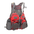 thumbnail image 3 of Gilet de Pêche à la Mouche en Maille, Rouge Respirant Léger Taille Libre Multiples Poches Réglables Gilet de Pêche à la Mouche Séchage Rapide pour l'Extérieur pour Pêcheur, 3 of 8