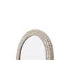 thumbnail image 4 of Elegant Decor Arch Cornhusk Mirror 30x42 in Linen White, 4 of 7