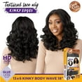 thumbnail image 4 of Sensationnel Kinky Texture 13x6 Lace Wigs - Kinky Texture Body Curly 18-inch seamless synthetic wig - CKCO Kinky Texture Body Curly 18 Inch (BALAYAGECOPPER), 4 of 10