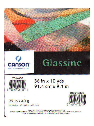36 X10yds Canson Glassine Art Paper Roll