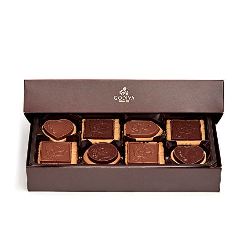 Godiva Chocolatier Chocolate Biscuit Gift Box, Assorted Chocolate