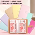 thumbnail image 3 of 100 Envelope Savings Challenge Binder, Money Saving Binder with Cash Envelopes, A6 Size Storage Book Cash Saving Book, Pink, 3 of 7
