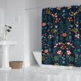 thumbnail image 2 of Pioneer Flower Floral Print Pattern Shower Curtain 72"x72" ,Bathroom Decorative Shower Curtains Set with 12 Hooks,Modern Waterproof Washable Shower Curtain, 2 of 6