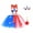 Red White Blue, variant on Toddler Kids Girls 4th of July Independence Day Sleeveless Children Rainbow Princess Unicorn Tulle Tutu Party Dresses