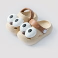 thumbnail image 2 of WRTFVZA Baby Boys Girls Beach Shoes Size 18-24 Months Clogs Slippers Toddler On Lightweight Sandals Shockproof Girls Summer Pool Beach Shoes #Khaki, 2 of 4