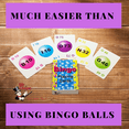 thumbnail image 3 of MR CHIPS Professional Plastic Coated Bingo Cards - Deck of 75 Playing Bingo Calling Cards - Colorful Bingo Cards Reusable for Bingo Games on The go!, 3 of 5