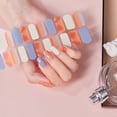 thumbnail image 3 of Pegatinas para uñas, tiras de esmalte de uñas, pegatinas autoadhesivas para decoración de uñas en gel para mujeres y niñas, 3 of 5