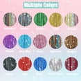 thumbnail image 6 of 12pcs Hair Tinsel Clip in Hair Tinsel Kit Glitter Tinsel Hair Extensions 20Inch Sparkling Fairy Hair Tinsel Shiny Hair Accessories for Women Girls Kids (Colorful), 6 of 9