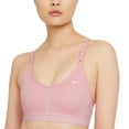 thumbnail image 2 of Nike Women's Indy V Neck Low Impact Sports Bra Pink Size X-Small, 2 of 3