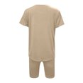 thumbnail image 6 of Homenesgenics Sweatsuits 2pcs Sets Womens Short Summer Women Two Piece Outfits Summer Short Sleeve Round Neck Biker Shorts Set Cycling Suit, 6 of 6