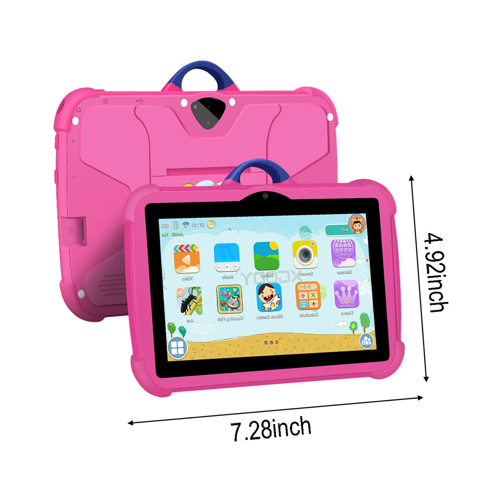 Apmemiss Clearance 7-inch Children's Tablets Computer WiFi Bluetooth android Tablets Children's Early Education Learning Machine Parent-child Gift Machine Built-in Cameras