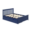 thumbnail image 4 of Max & Lily Full Size Bed Frame with Storage Drawers, Solid Wood Platform Bed for Kids, 4 of 10