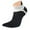 Black, variant on Short Soild Sports Men Elastic Five Running Toe Socks Pairs 5 Socks Finger Socks Casual Socks