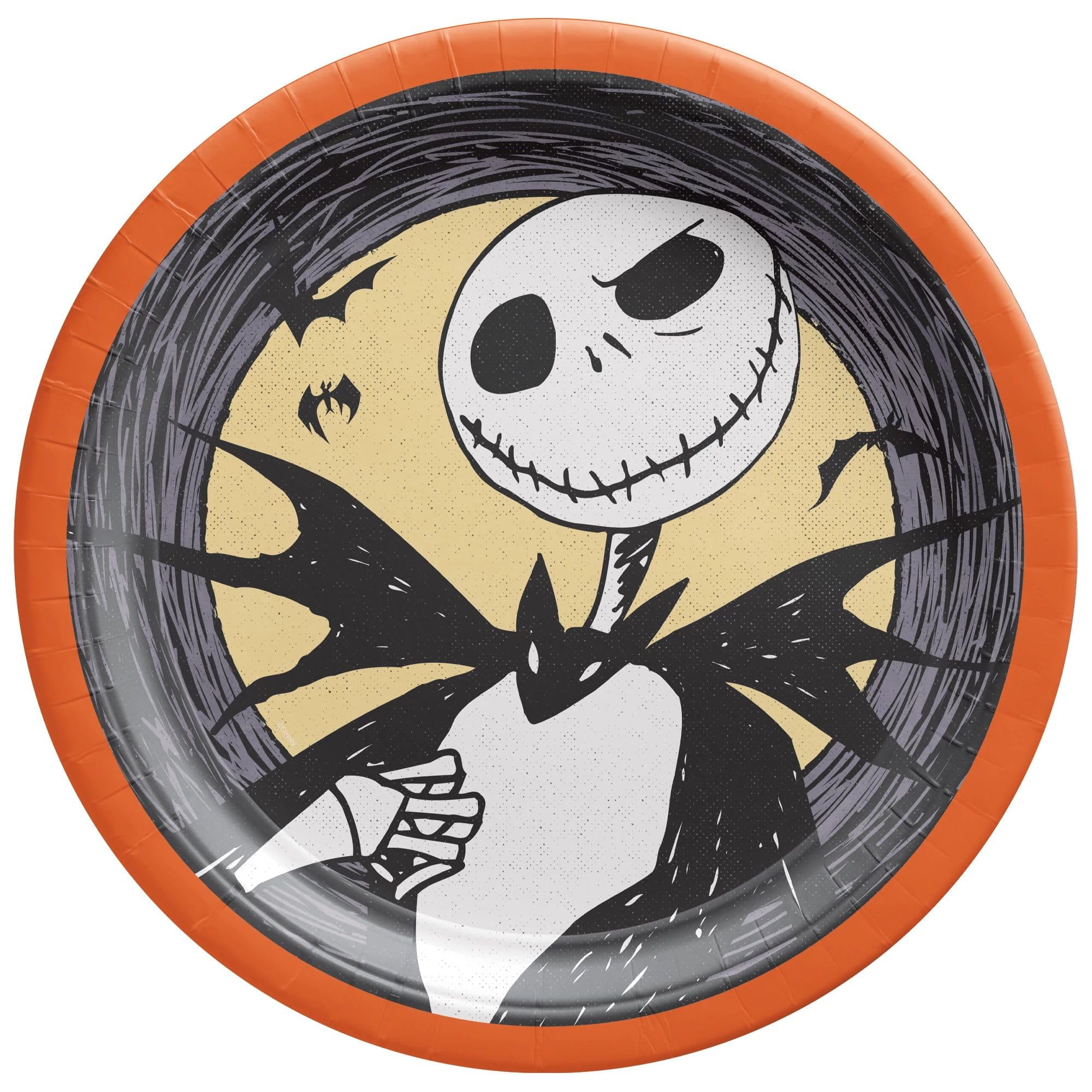Disney's The Nightmare Before Christmas Pumpkin King Round Paper