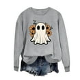 thumbnail image 3 of Heisall Women's Sweatshirts 2025 Autumn Winter Round Neck Long Sleeve Casual Fashion Loose Halloween Print No Hood Tops, 3 of 5