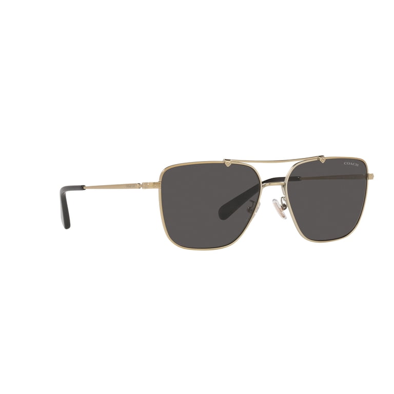 Sunglasses Coach HC 7137 900587 Satin Light Gold - Walmart.com