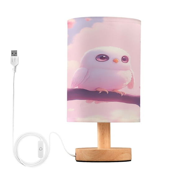 Desk Lamp Bedside Lamp 5.12x9.7In LED Lamp With USB Charging Interface For Bedroom Living Room Office Study Stylish Decoration Super Cute Pink Owl