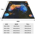 thumbnail image 2 of Gamer Throw Blanket 40"x50" Video Gaming Blanket Game Throw Blanket Gifts for Teen Boys Girls Game Blanket for Sofa Bedroom Gamer Room Decor, 2 of 6