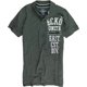 thumbnail image 1 of Ecko Unltd. Polo de rugby con números verticales SS para hombre, gris, grande, 1 of 1