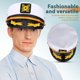 thumbnail image 3 of Gorra de capitán ajustable, accesorio para disfraz de marinero, ideal para fiestas en yates, Halloween y cosplay, 3 of 7