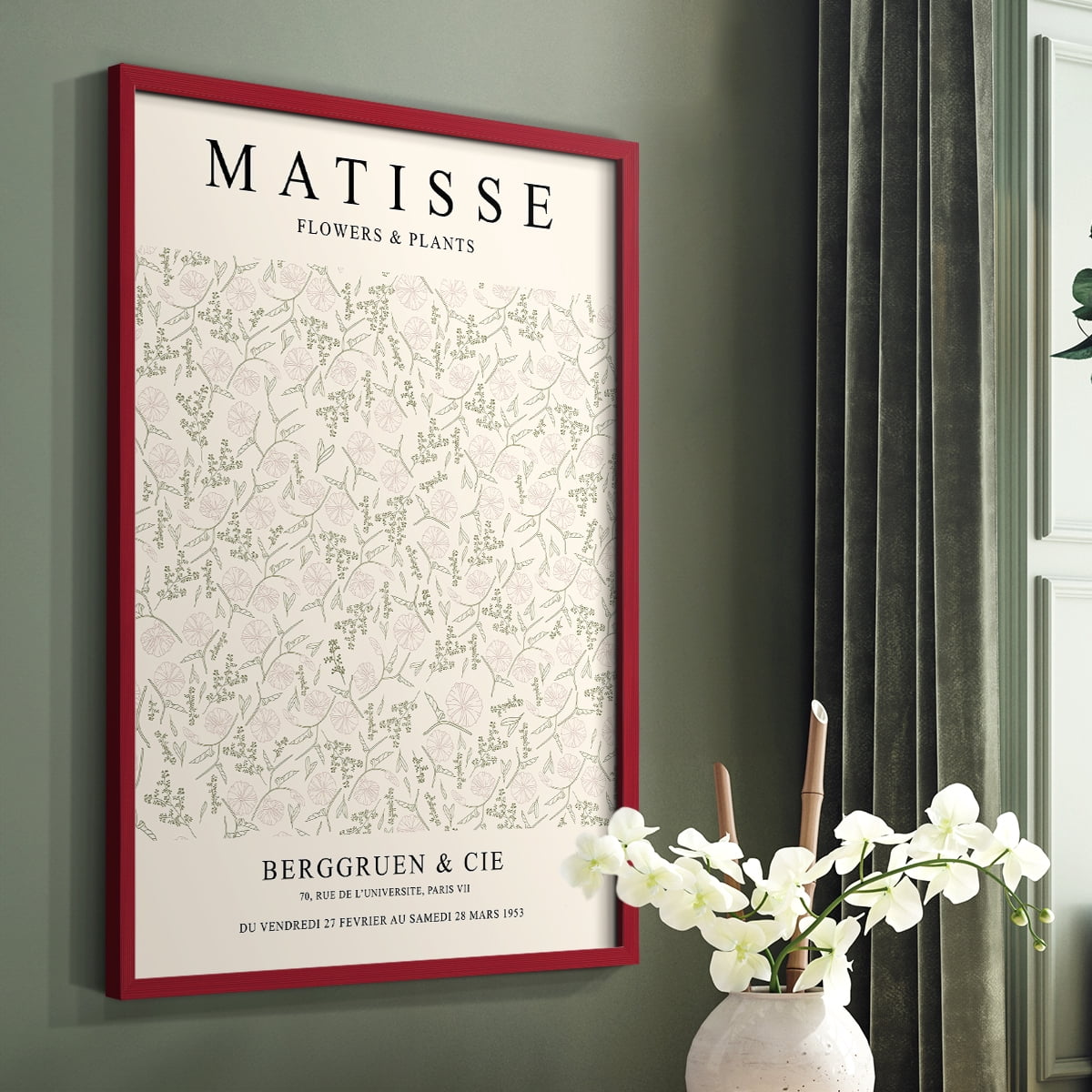 Matisse CCVI in Solid Wood 11 x 14 Framed Print