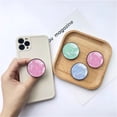 thumbnail image 6 of 3 Pack Cell Phone Grip Stand with Expandable Kickstand (Not for Popsockets) - Glitter Pink Green Blue, 6 of 6