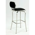 thumbnail image 3 of 1192 Bella Vita Modern Swivel Counter Stool in White, 3 of 5