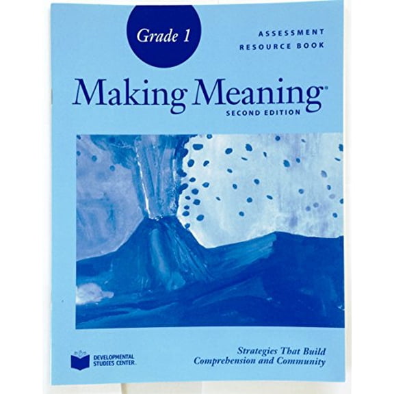 Pre-Owned Making Meaning, 2nd Ed., Assessment Resource Book, Grade 1, 9781598927023, 1598927027, Paperback, 2nd edition