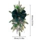 thumbnail image 3 of Guirnalda navideña artificial LED de 30/40 cm para decoración de puerta de entrada, adorno colgante de pared para Navidad, funciona con pilas, 3 of 5