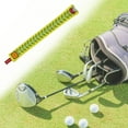 thumbnail image 3 of ZOUSSIQI Golf Alignment Rod Cover Case PU Leather Well Made Hold 2 Sticks Embroidered Protector Holder for Outdoor Swing Trainer Exercise Aiming CA919-13534, 3 of 7