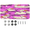 Multicolor 4, variant on ADECORIVY White Cream Front License Plate, Waffle Cookies Novelty Vanity Tag Aluminum License Plate with 4 Holes, Metal Car Accessory for Men Women, 6 x 12 Inch