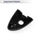 thumbnail image 4 of Cubierta del cilindro de bloqueo de la manija de la puerta delantera izquierda Unique Bargains para Toyota Corolla 2014-2018 ABS Negro 1 Pc, 4 of 6