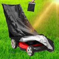 thumbnail image 1 of Lawn Mower Cover, 210D with Drawstring and Storage Bag, Protective Cover for Most Lawn Mower Models 193 x 112 x 64 cm, 1 of 5