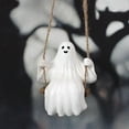 thumbnail image 4 of Halloween Cute Swing Ghost, Swing Ghost Statue Outdoor Halloween Decor, Resin Ghost Figurine, Resin Swing White Ghost Statue, Funny Halloween Hanging Swing Ornaments for Garden Patio Lawn Yard (1pcs), 4 of 7